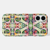 Psychedelische letter R Patroon Bloemen Waterverf Case-Mate iPhone Case (Achterkant (horizontaal))