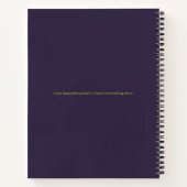 Psychedelische Levensboom Neon Mandala Dagboek Notitieboek (Achterkant)