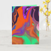 Psychedelische Licht toont de Kaart van de (Gele Bloem)