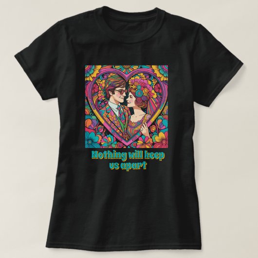 "PSYCHEDELISCHE LIEFDE" T-SHIRT (Design voorkant)
