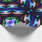 Psychedelische linten.... cadeaupapier (Hoek)