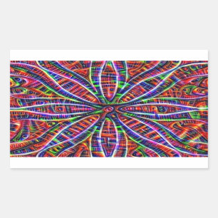 Psychedelische lotus Sticker