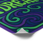 Psychedelische Luiaard Jungle Poster (Hoek)