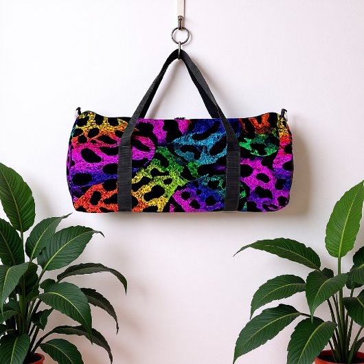 Psychedelische Luipaardprint Plunjezak