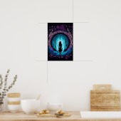 Psychedelische Mandala Bos Poster | Trippy 2 (Keuken)
