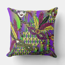 Psychedelische Mardi Gras Veermaskers
