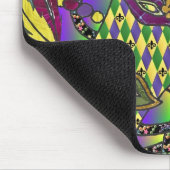 Psychedelische Mardi Gras Veermaskers Muismat (Hoek)
