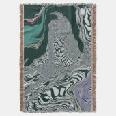 psychedelische marmeren werveling deken (Voorkant Verticaal)