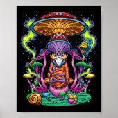 Psychedelische meditatie poster (Voorkant)