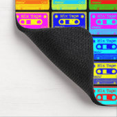 Psychedelische Mix Tape Pop Muismat (Hoek)