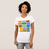 Psychedelische Mix Tape T-shirt (Voorkant volledig)