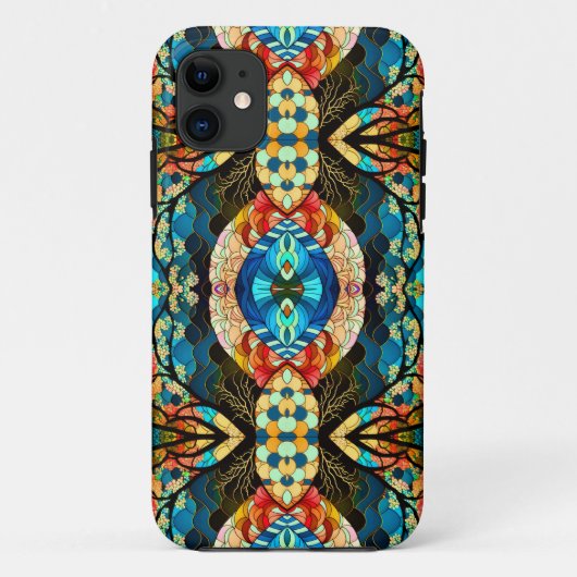 PSYCHEDELISCHE MODERNE ELEGANTE JAPANSE STIJL Case-Mate iPhone CASE (Achterkant)