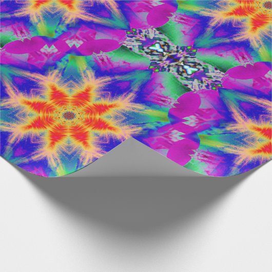 Psychedelische momenten... cadeaupapier (Hoek)