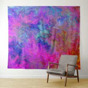 Psychedelische momenten. wandkleed