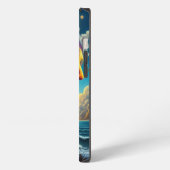 Psychedelische motor droomwereld iPhone hoesje (Linkerkant)