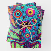 Psychedelische nachtmerrie in Canada Inpakpapier Vel (In situ)