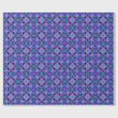 Psychedelische Neon Abstracte Explosie Cadeaupapier (Vlak)