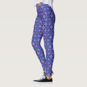 Psychedelische Neon Abstracte Explosie Leggings (Links)