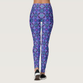 Psychedelische Neon Abstracte Explosie Leggings (Achterkant)
