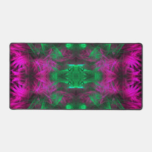 Psychedelische Neon Energie Fractale Kunst Bureaumat