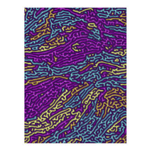 Psychedelische neon retro patroon ontwerp