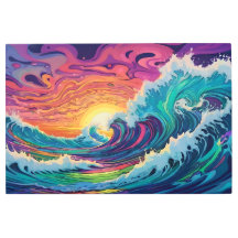 Psychedelische oceaangolven