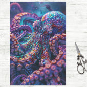Psychedelische Octopus Decoupage Tissuepapier