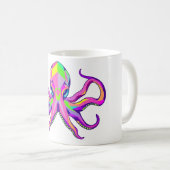 Psychedelische Octopus Head Design Koffiemok (Voorkant rechts)