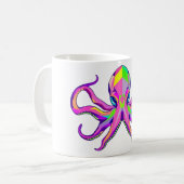 Psychedelische Octopus Head Design Koffiemok (Voorkant links)