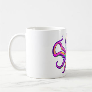 Psychedelische Octopus Head Design Koffiemok