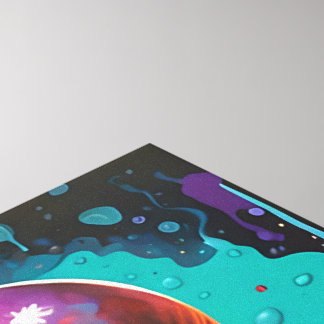 Psychedelische Octopus Wall Art - Surrealistisch D Canvas Afdruk