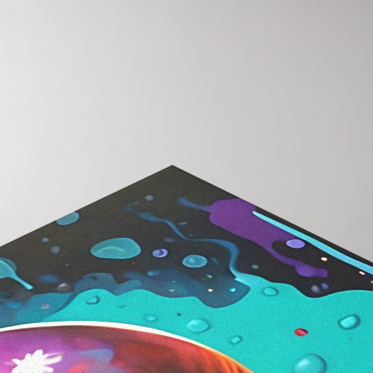 Psychedelische Octopus Wall Art - Surrealistisch D Canvas Afdruk (Hoek(Top))