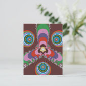 Psychedelische Ogen Briefkaart (Staand voorkant)