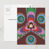 Psychedelische Ogen Briefkaart (Voorkant / Achterkant)