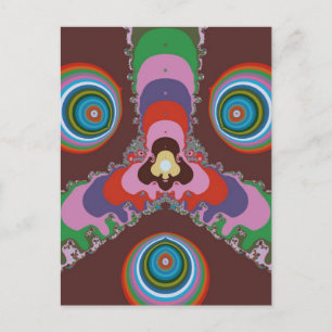 Psychedelische Ogen Briefkaart