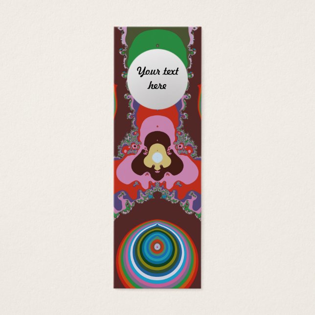 Psychedelische Ogen Mini Visitekaartjes (Voorkant)