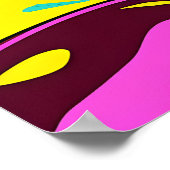 Psychedelische Olieplatforms: Industriële Neon Ref Poster (Hoek)