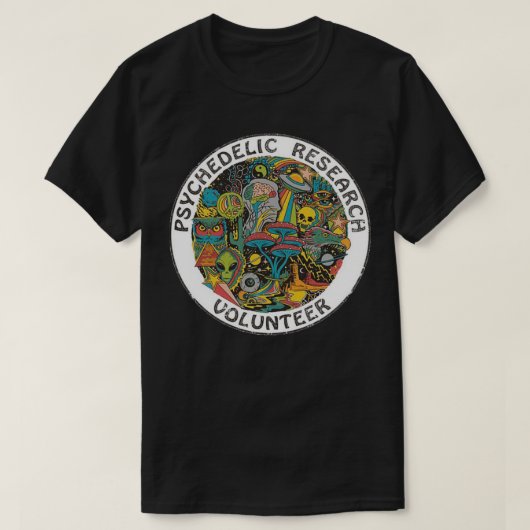 psychedelische onderzoeksvrijwilliger Essential TS T-shirt (Design voorkant)