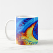 Psychedelische Oog Koffiemok (Links)