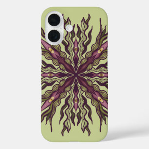 Psychedelische Oog Plant - Surreal Botanisch Manda iPhone 16 Hoesje