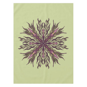 Psychedelische Oog Plant - Surreal Botanisch Manda Tafelkleed