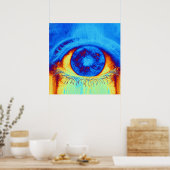 Psychedelische Oog Poster (Keuken)