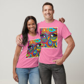 Psychedelische Oog View Design T-shirt (Unisex)
