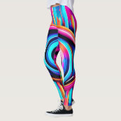 Psychedelische oogkunst leggings (Links)