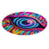 Psychedelische Oogkunst Snijplank (Hoek)