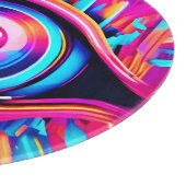 Psychedelische Oogkunst Snijplank (Hoek)