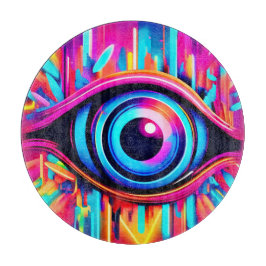Psychedelische Oogkunst Snijplank