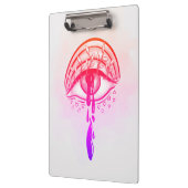 Psychedelische oogpastel Gothic esthetisch Klembord (Links)