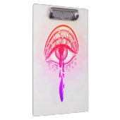 Psychedelische oogpastel Gothic esthetisch Klembord (Rechts)