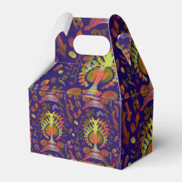 Psychedelische Oosterse Symmetrie Abstracte Kunst Bedankdoosjes